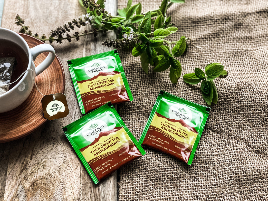 A Huge Welcome To Our Newest Blend: Tulsi Green Tea Ashwagandha