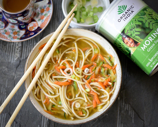 Miso Moringa Noodle Soup