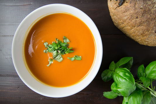 Pumpkin Soup + Tulsi Turmeric Ginger Tea Stock