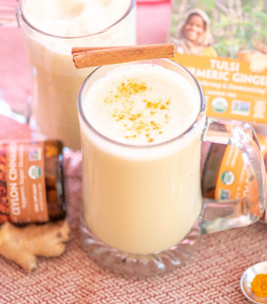 Turmeric Golden Milk Latte with Ginger