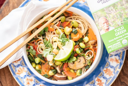 Green Tea Miso Noodle Bowl