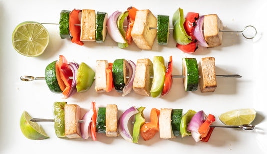 Tea-marinated Veggie Skewers