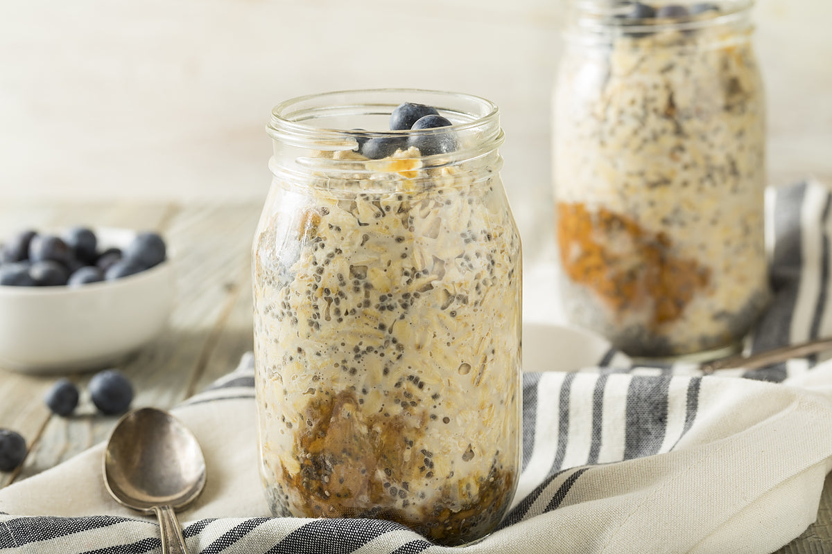Tulsi Masala Chai Overnight Oats