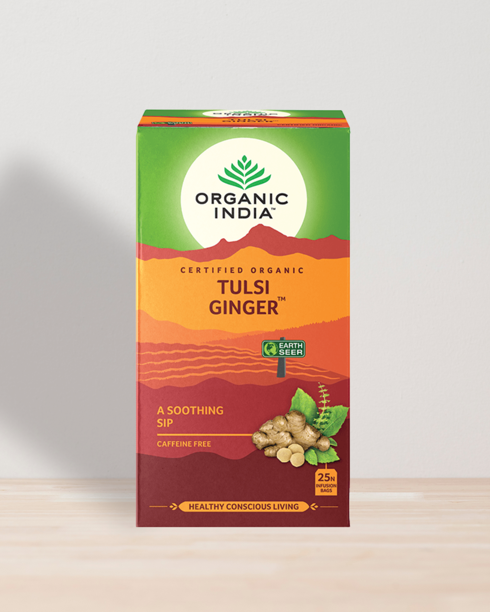 Tulsi Ginger organicindiaau Certified Organic Herbal Teas and Supplements