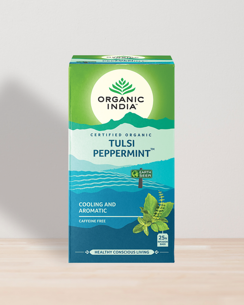 Tulsi Peppermint organicindiaau Certified Organic Herbal Teas and Supplements