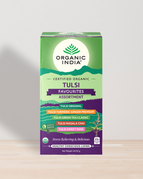 Tulsi Favourites Collection organicindiaau Certified Organic Herbal Teas and Supplements