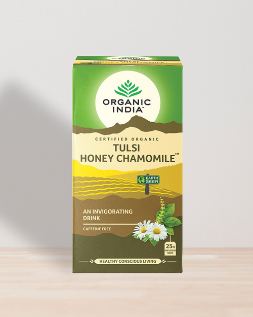 Tulsi Honey Chamomile organicindiaau Certified Organic Herbal Teas and Supplements