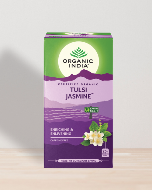 Tulsi Jasmine organicindiaau Certified Organic Herbal Teas and Supplements