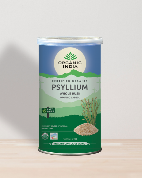 Organic Whole Husk Psyllium organicindiaau Certified Organic Herbal Teas and Supplements