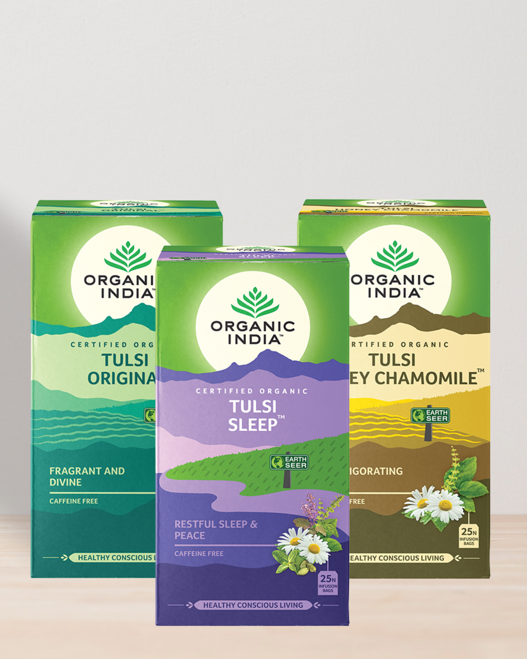 Tulsi Sleep Bundle organicindiaau Certified Organic Herbal Teas and Supplements