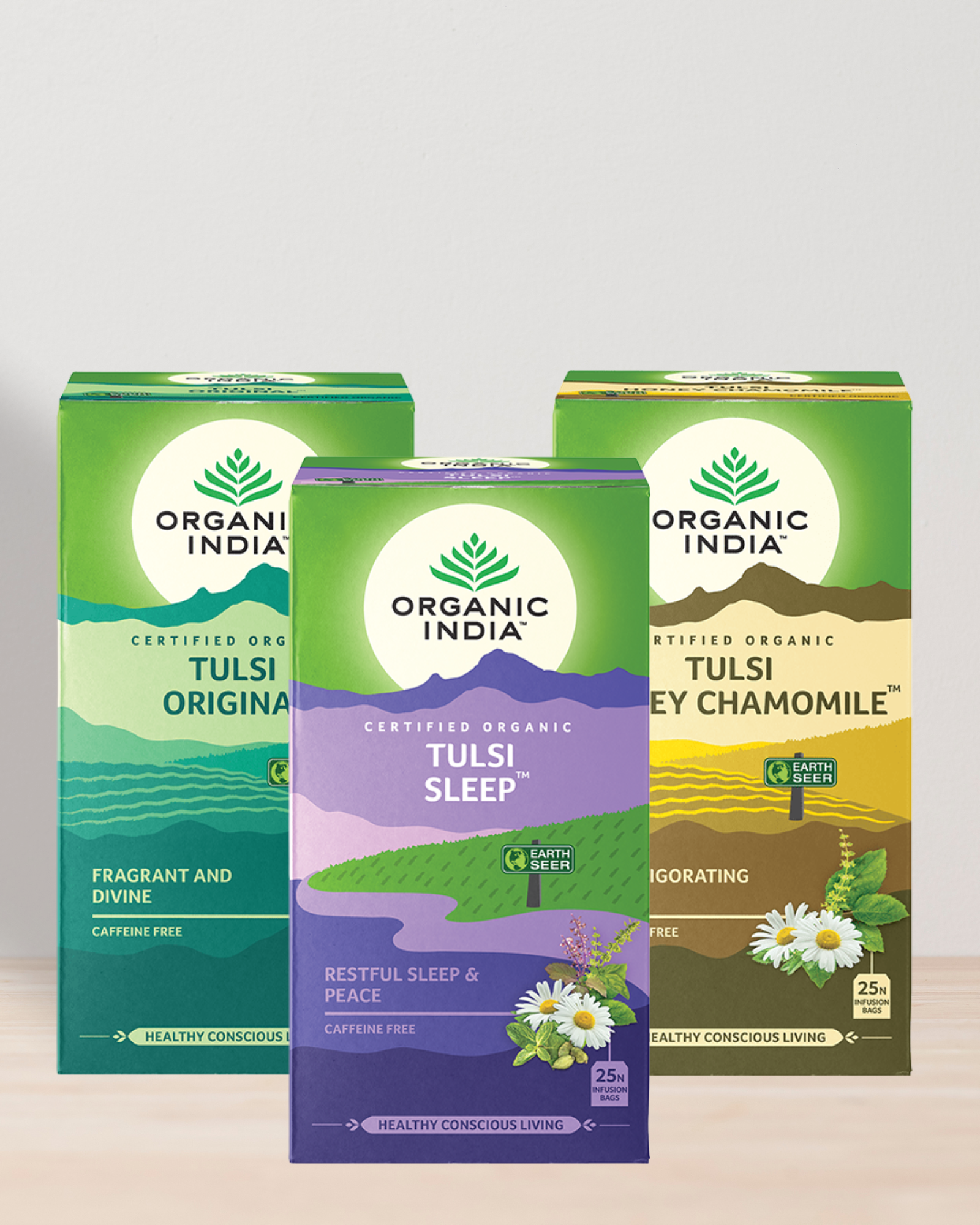 Tulsi Sleep Bundle organicindiaau Certified Organic Herbal Teas and Supplements