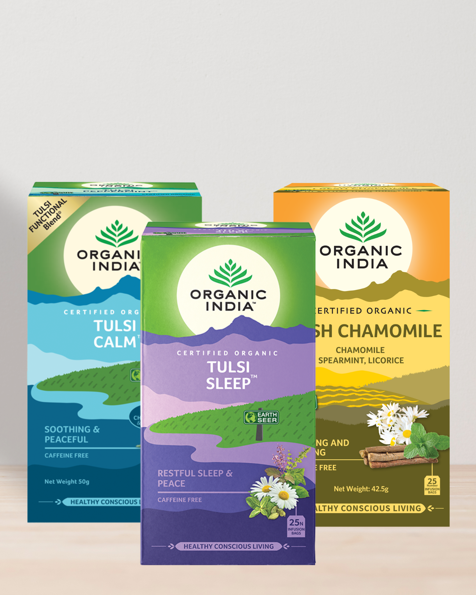 Sleep Bundle organicindiaau Certified Organic Herbal Teas and Supplements