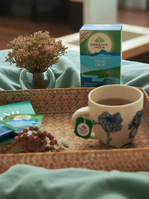 Tulsi CALM organicindiaau Certified Organic Herbal Teas and Supplements