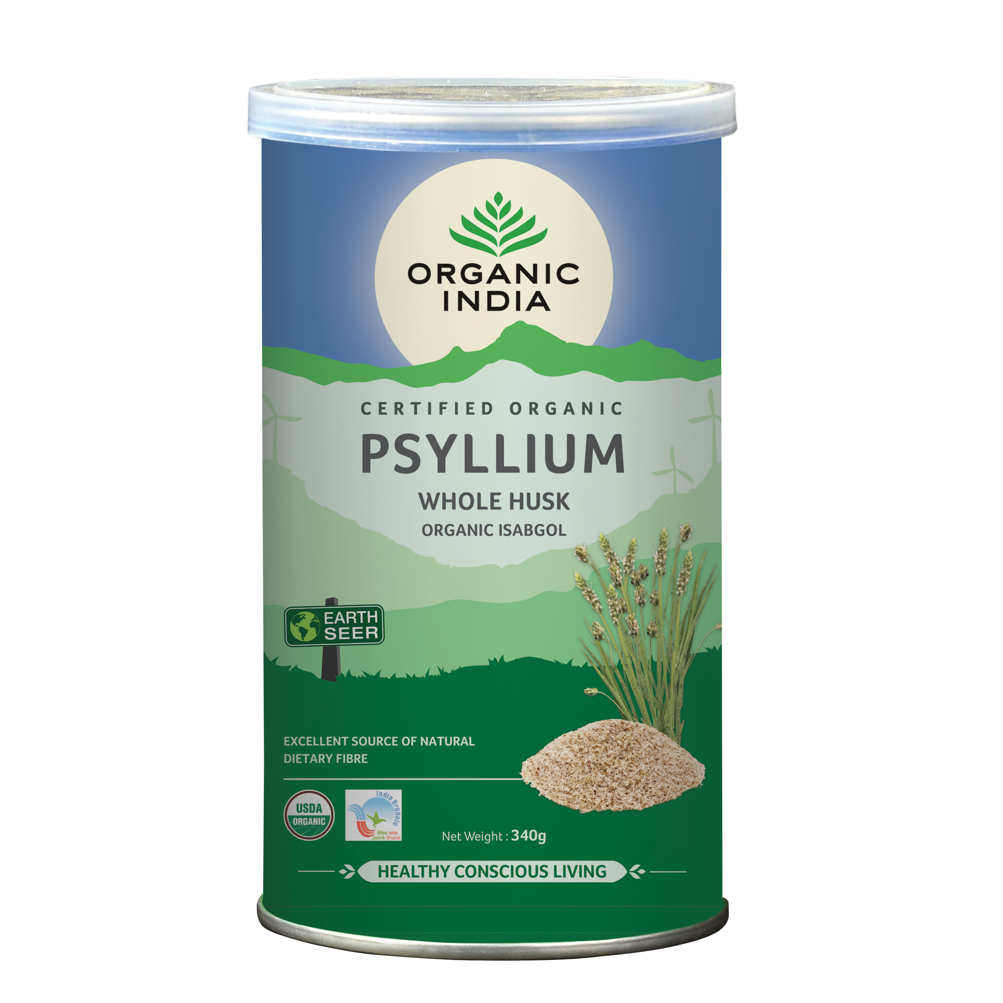Organic Whole Husk Psyllium