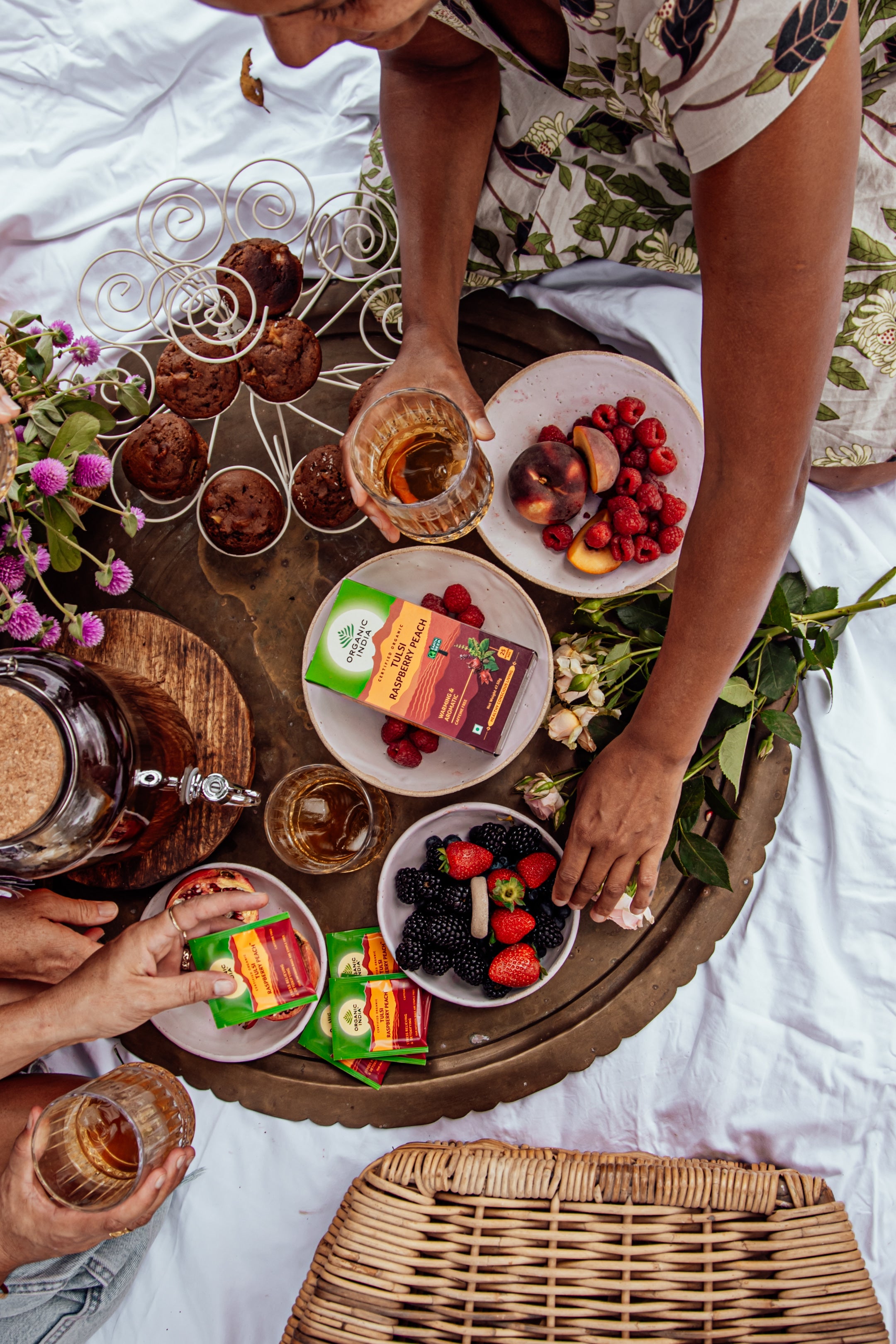 Tulsi Raspberry Peach