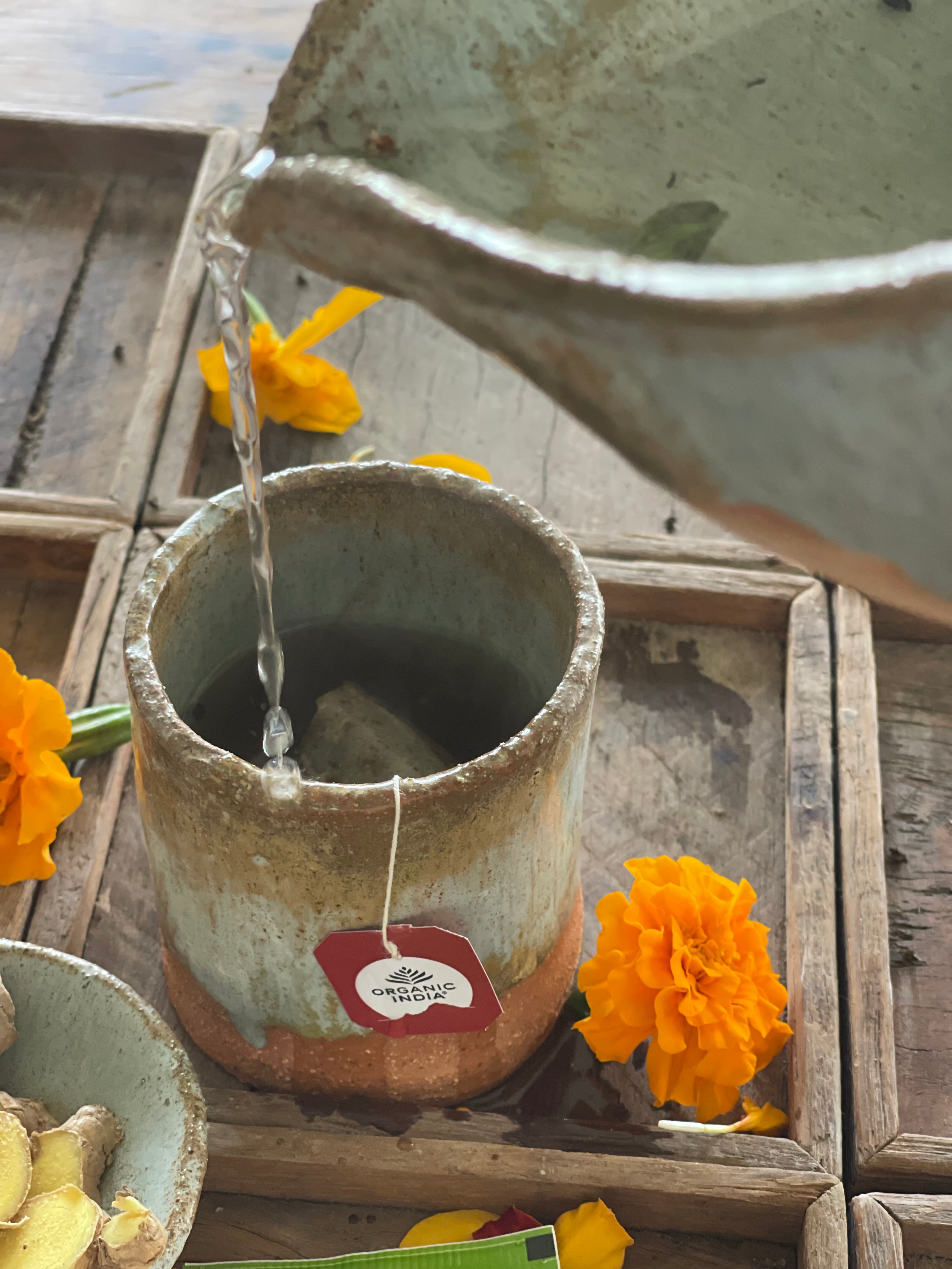 Tulsi Ginger organicindiaau Certified Organic Herbal Teas and Supplements