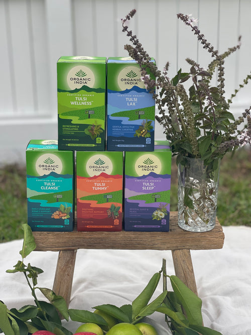 Tulsi True Wellness Collection organicindiaau Certified Organic Herbal Teas and Supplements