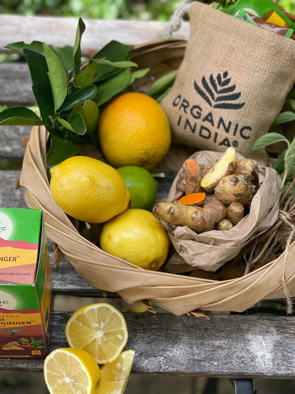 Tulsi Turmeric Ginger organicindiaau Certified Organic Herbal Teas and Supplements