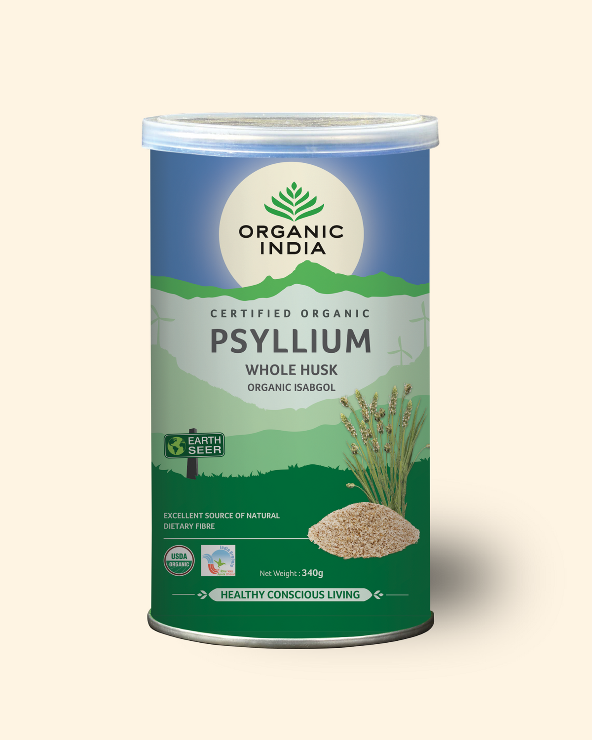 Organic Whole Husk Psyllium