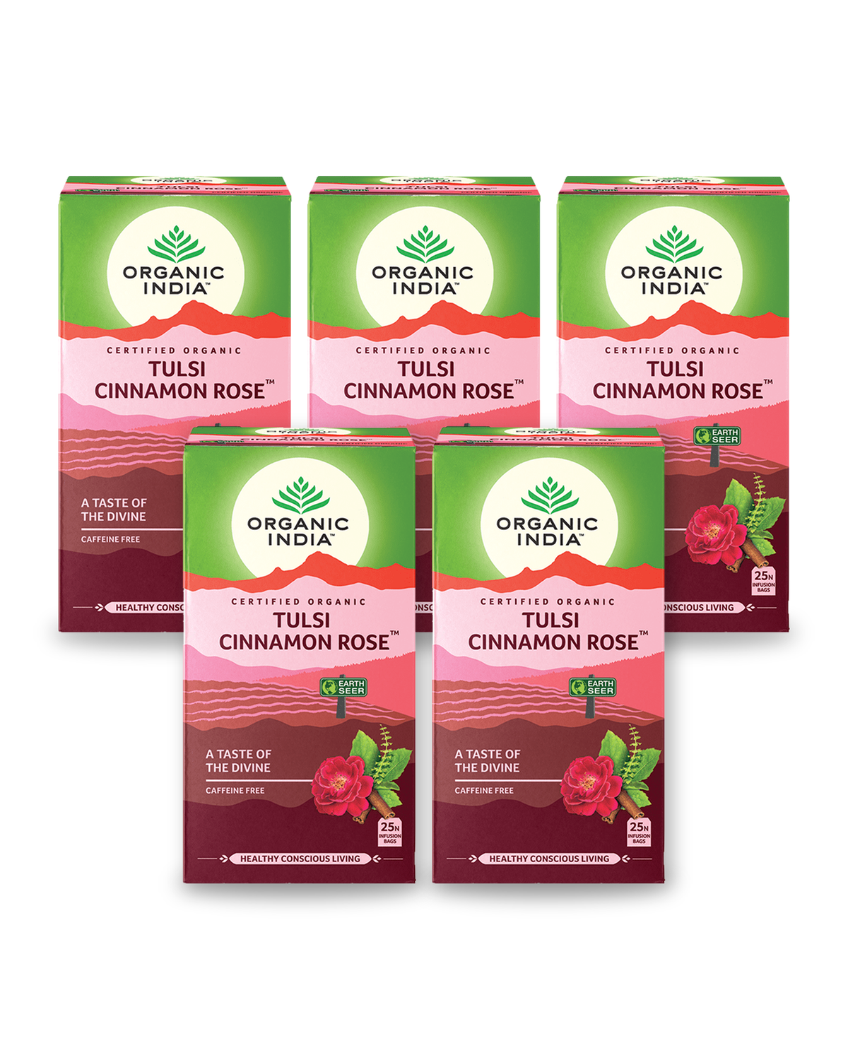 Tulsi Cinnamon Rose Bundle (5 Packs) - 5 packs
