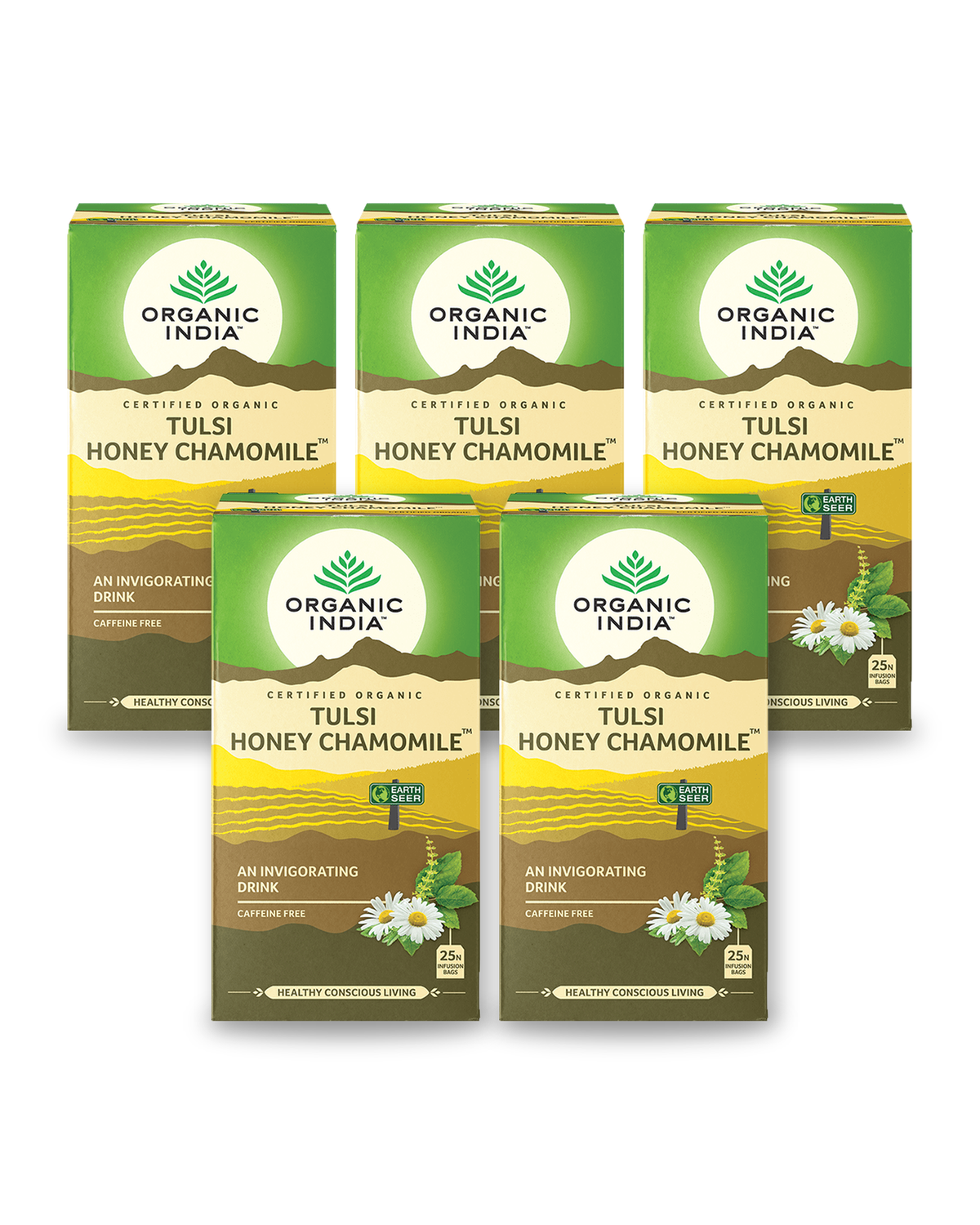 Tulsi Honey Chamomile Bundle (5 Packs) - 5 packs