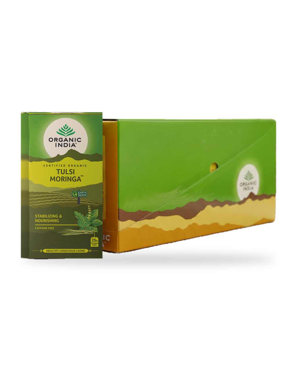 Tulsi Moringa Bundle (5 Packs) on white