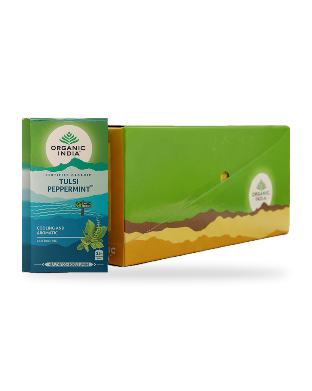 Tulsi Peppermint Bundle (5 Packs) on white