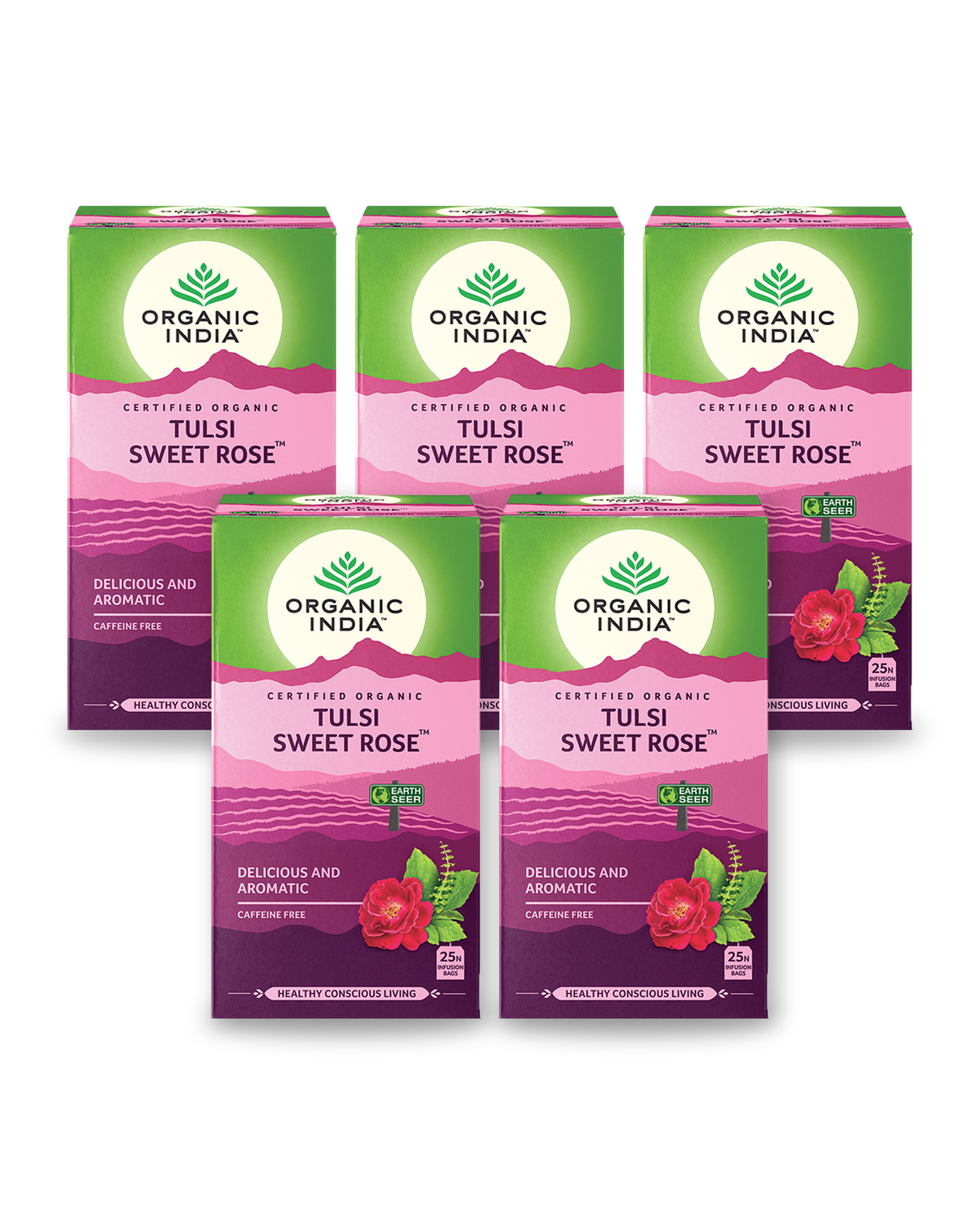 Tulsi Sweet Rose Bundle (5 Packs) - 5 packs