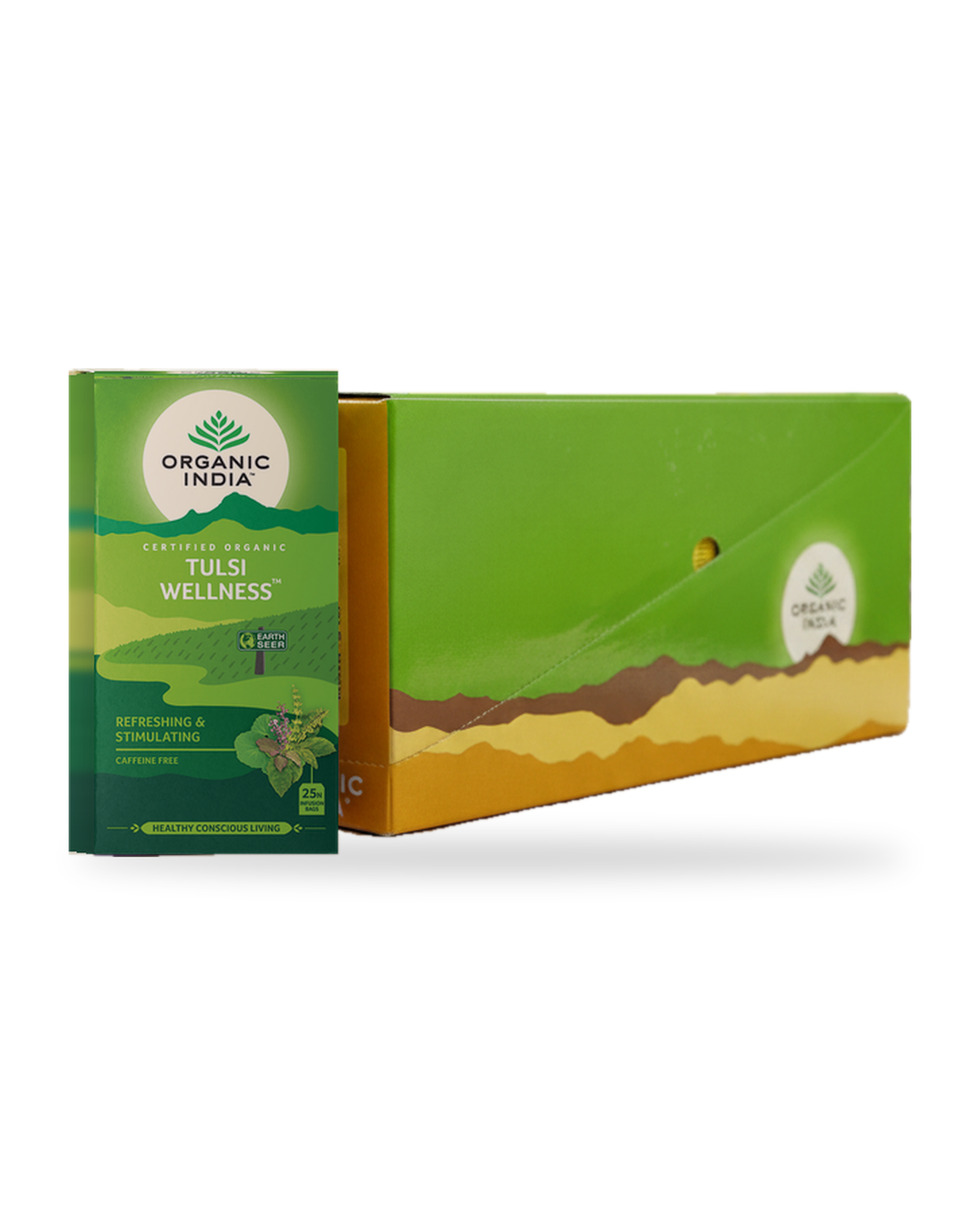Tulsi WELLNESS Bundle (5 Packs) on white