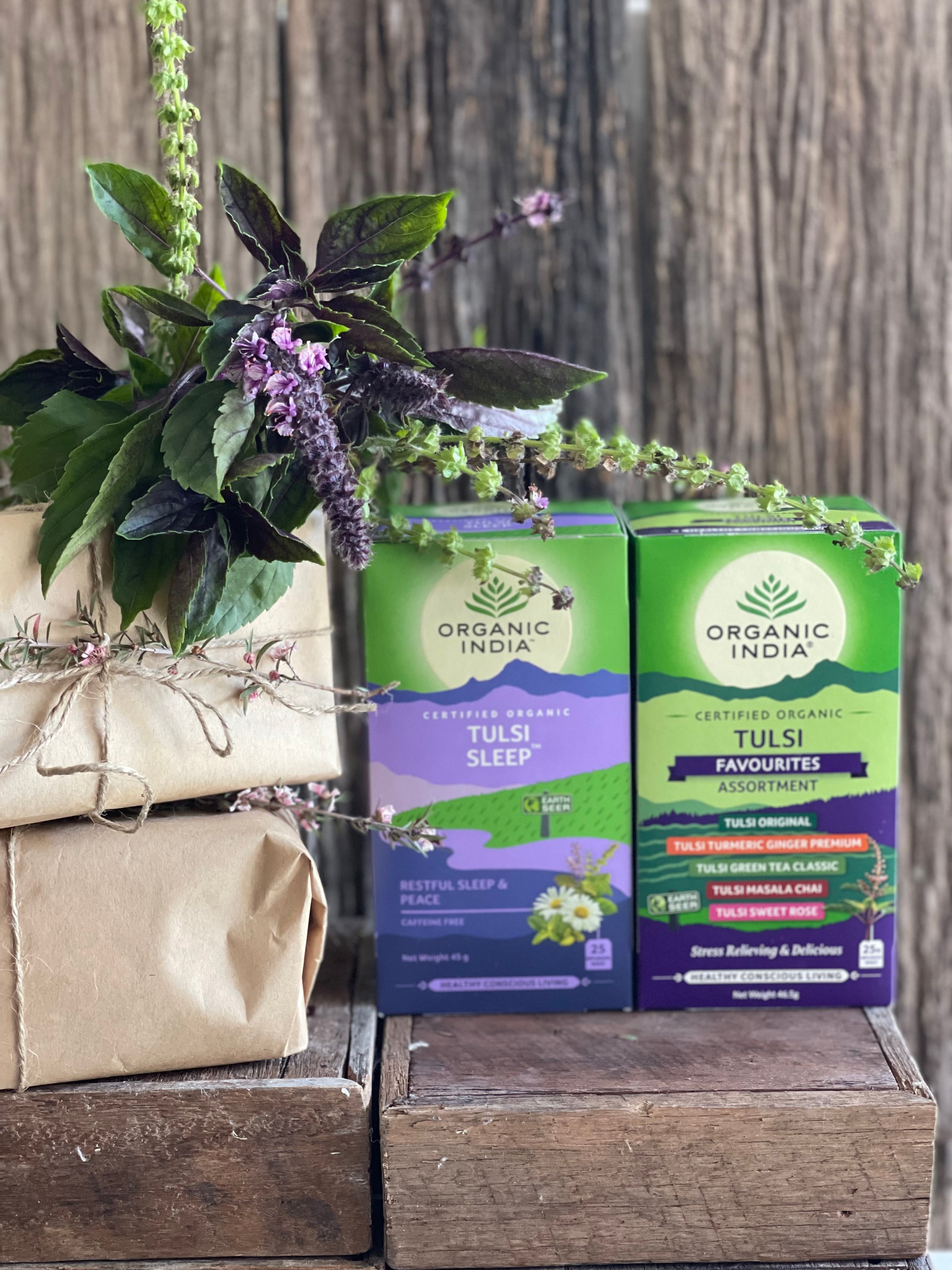 Organic India Gift Card, Tulsi tea, organic tea, tulsi, herbal tea, herbal infusions, sleep tea, turmeric tea, ashwagandha, holy basil, holy basil tea, green tea, lemon ginger tea, tea for sleep, moringa, ORGANIC INDIA, ORGANIC INDIA Australia, herbal supplements