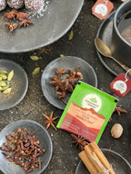 Organic India Tulsi Masala Chai, Tulsi tea, organic tea, tulsi, herbal tea, herbal infusions, sleep tea, turmeric tea, ashwagandha, holy basil, holy basil tea, green tea, lemon ginger tea, tea for sleep, moringa, ORGANIC INDIA, ORGANIC INDIA Australia, herbal supplements