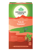 Organic India Tulsi Tummy, Tulsi tea, organic tea, tulsi, herbal tea, herbal infusions, sleep tea, turmeric tea, ashwagandha, holy basil, holy basil tea, green tea, lemon ginger tea, tea for sleep, moringa, ORGANIC INDIA, ORGANIC INDIA Australia, herbal supplements
