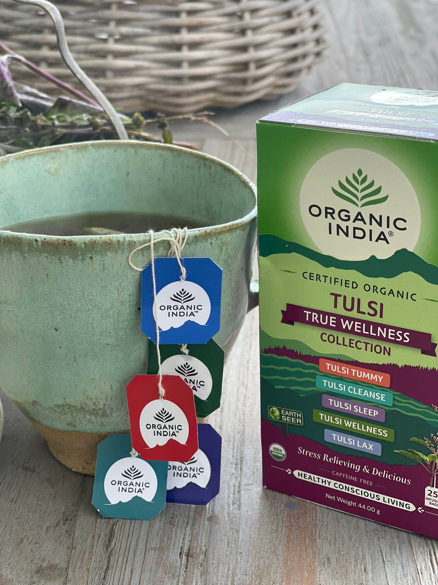 Tulsi True Wellness Collection, Tulsi tea, organic tea, tulsi, herbal tea, herbal infusions, sleep tea, turmeric tea, ashwagandha, holy basil, holy basil tea, green tea, lemon ginger tea, tea for sleep, moringa, ORGANIC INDIA, ORGANIC INDIA Australia, herbal supplements